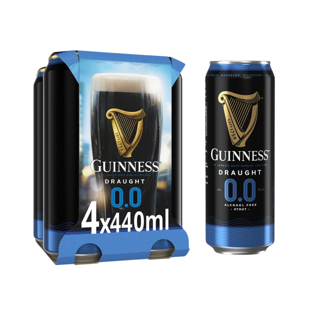 DRAUGHT GUINNESS 0,0 CAN 440 ML (6 x 4-PACK)