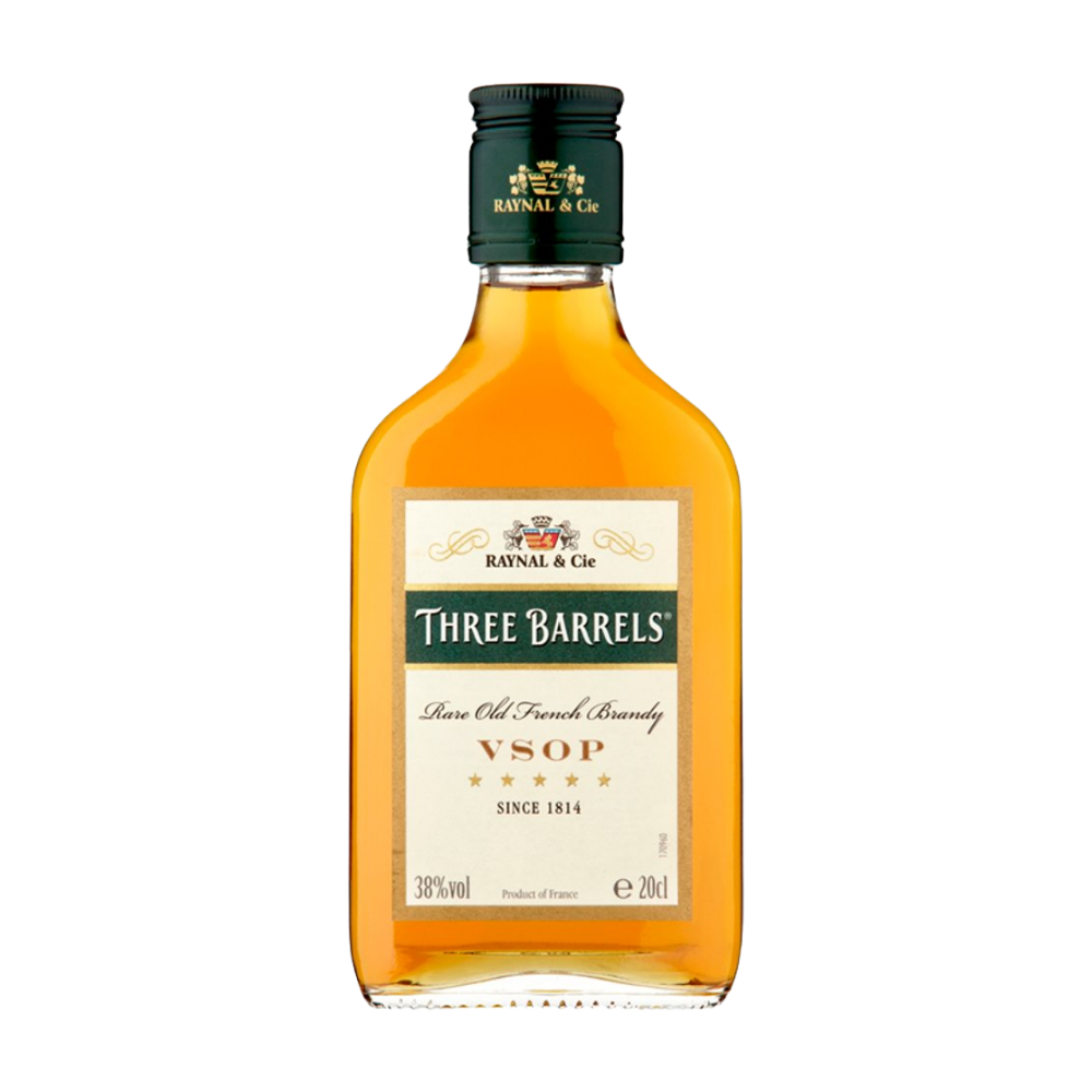 THREE BARRELS BRANDY 35CL