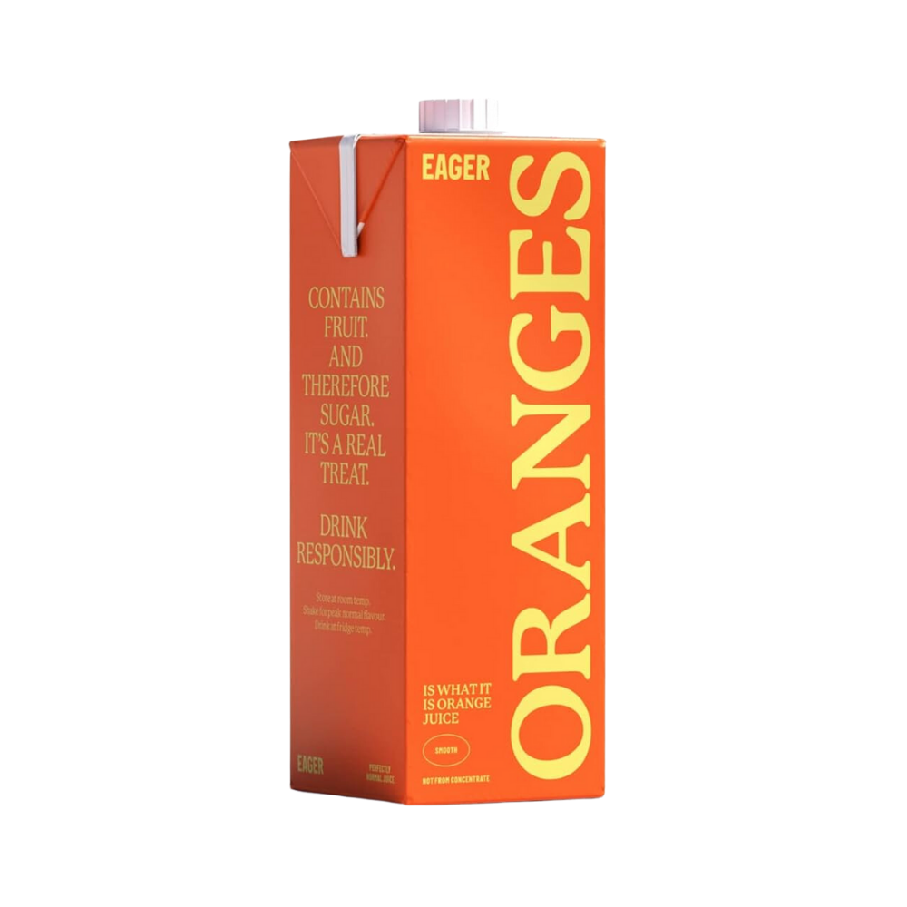 EAGER SMOOTH ORANGE JUICE 8 X 1L