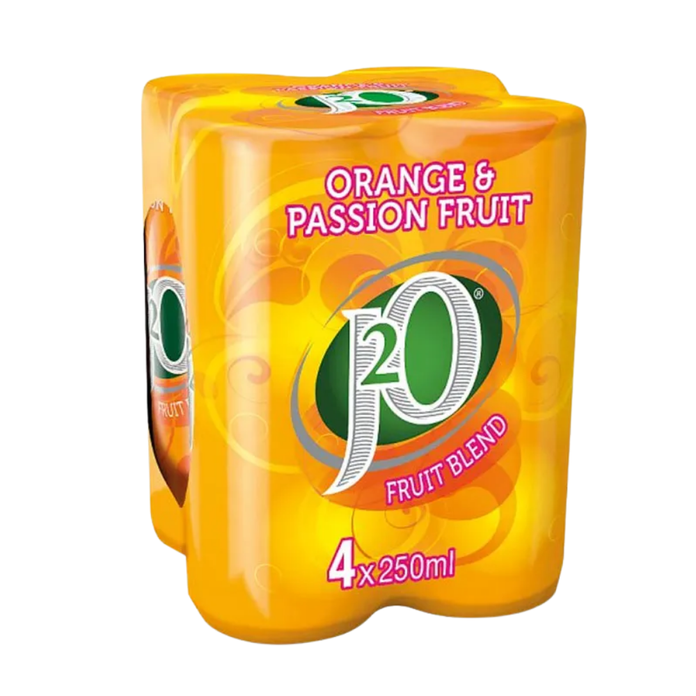 J20 ORANGE & PASSION 250 ML CAN 4 PACK