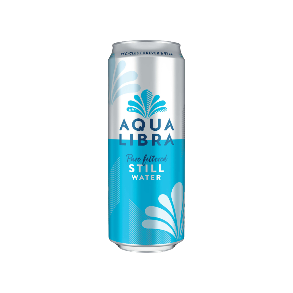 AQUA LIBRA STILL WATER CANS 24 X 330ML