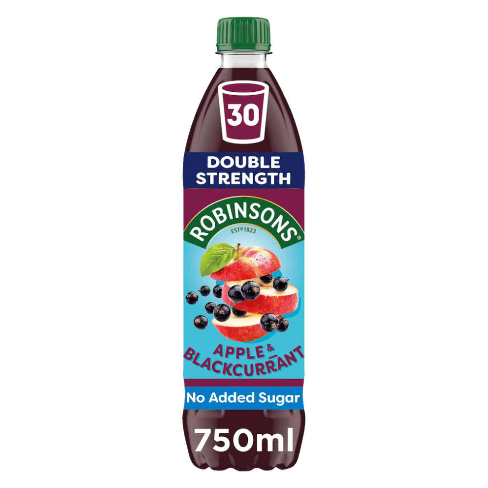 ROBINSONS SQUASH DC APPLE & BLACK PET 12 X 750ML