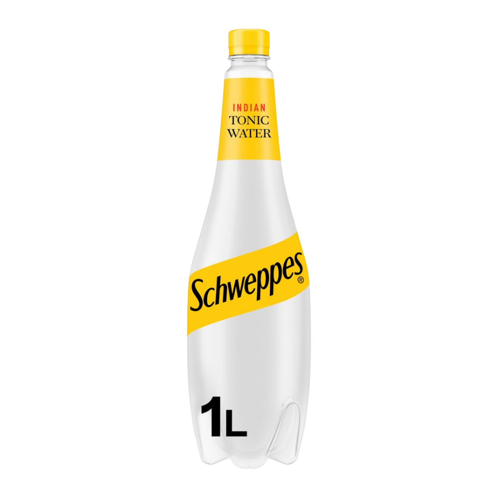 SCHWEPPES TONIC WATER PET 1 LTR