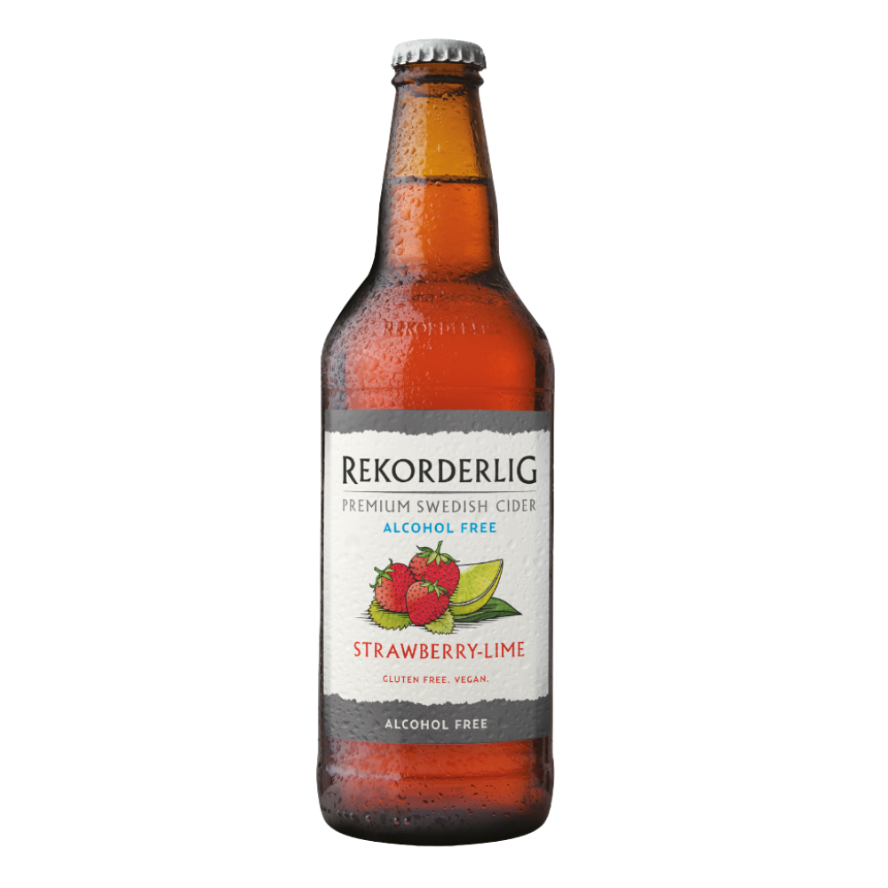 0% REKORDERLIG STRAWBERRY & LIME CIDER NRB 15 X 500ML