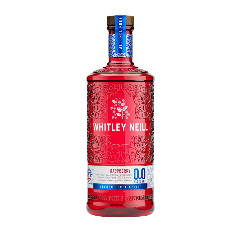 WHITLEY NEILL RASPBERRY 0,0 ALCOHOL FREE GIN 700 ML