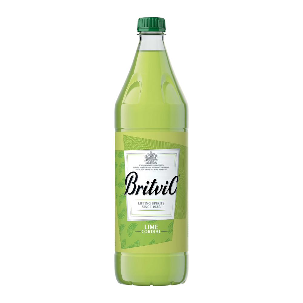 BRITVIC LIME CORDIAL PET 1 LTR