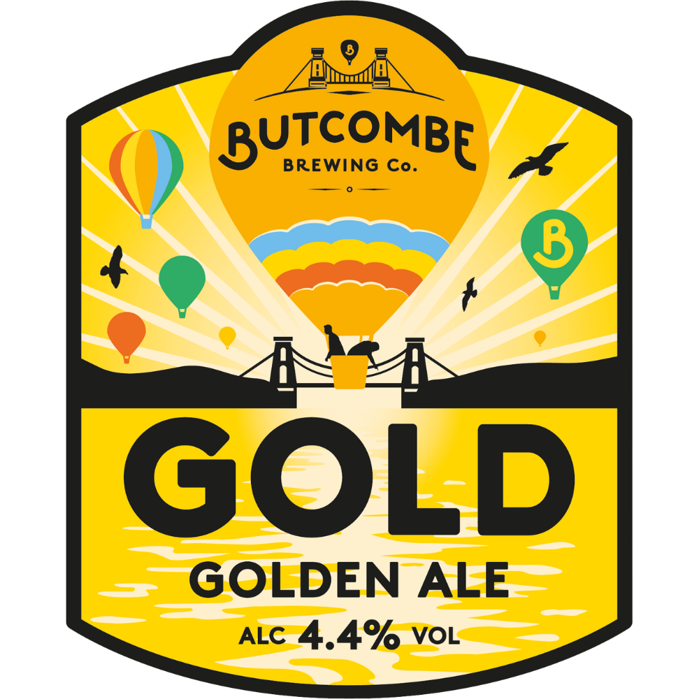 BUTCOMBE GOLD FIRKIN 9 GALLON