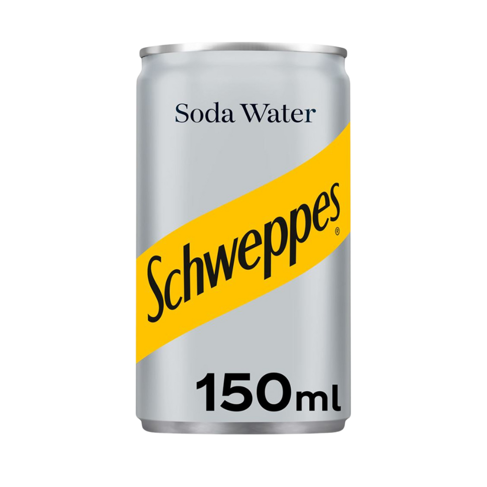 SCHWEPPES SODA WATER CAN 150 ML