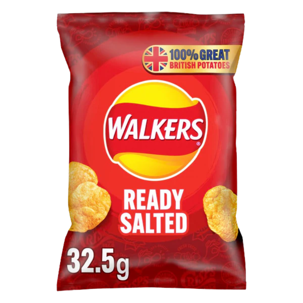 WALKERS READY SALTED 32 X 32.5G