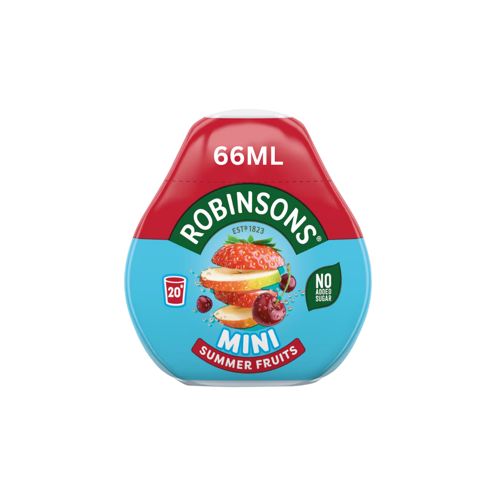 ROBINSONS SQUASH MINI SUMMER FRUITS 6 X 66ML
