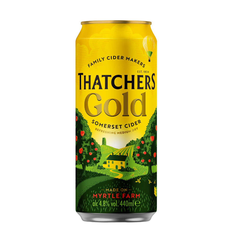 THATCHERS GOLD CIDER CANS 10 X 440ML