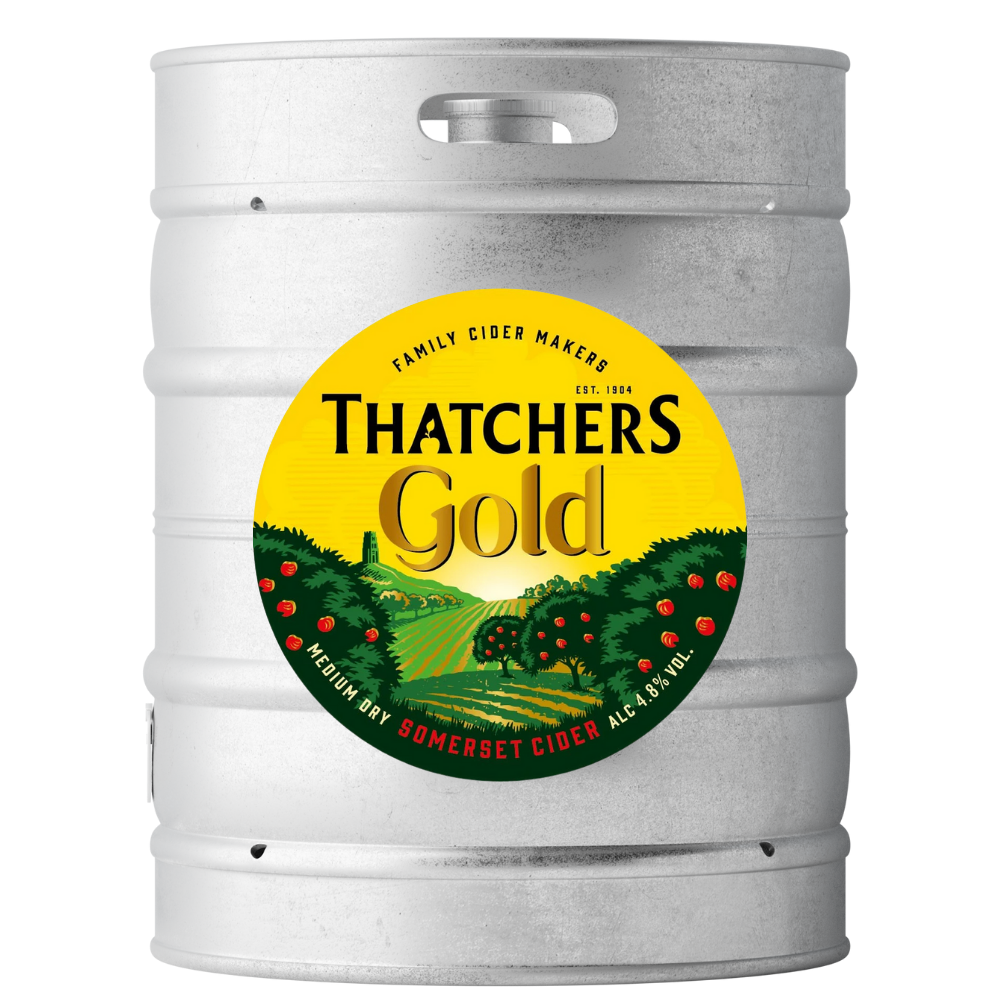 THATCHERS GOLD CIDER KEG 11 GALLON
