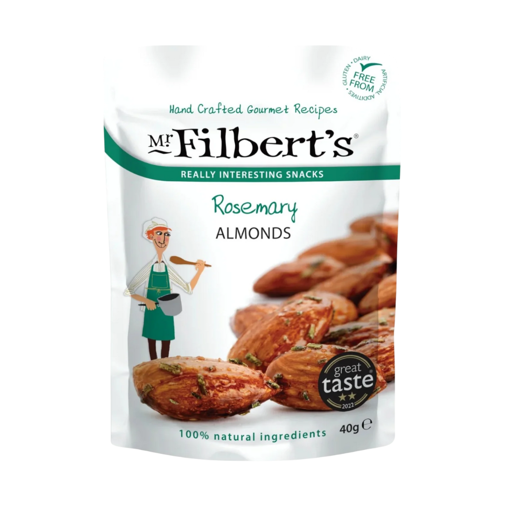 MR FILBERTS FRENCH ROSEMARY ALMONDS 40 GM