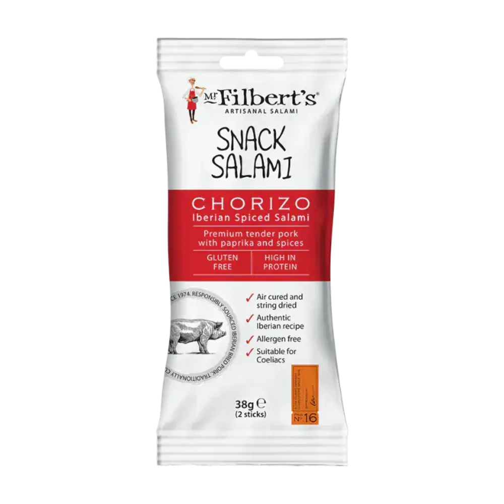 MR FILBERTS PORK SALAMI CHORIZO 35 G