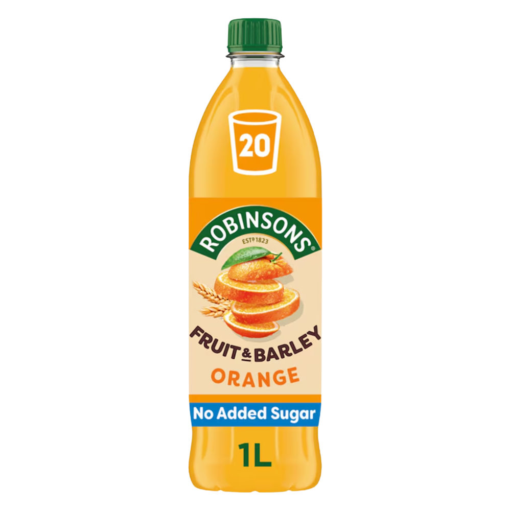 ROBINSONS SQUASH BARLEY ORANGE PET 12 X 1L