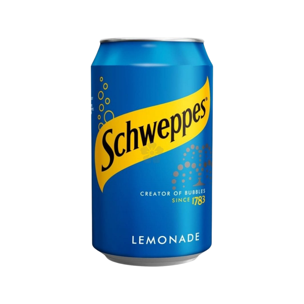 SCHWEPPES LEMONADE CANS 24 X 150ML