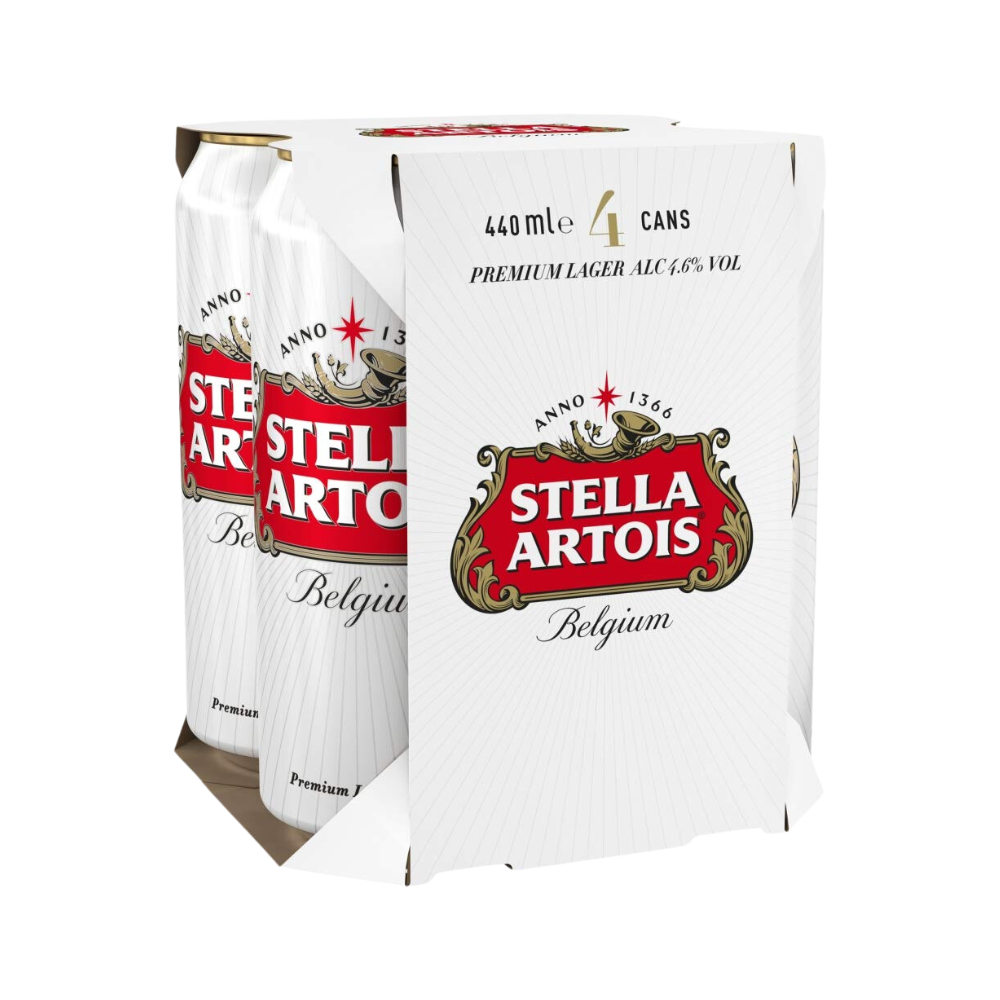 STELLA ARTOIS CANS 24 X 440ML