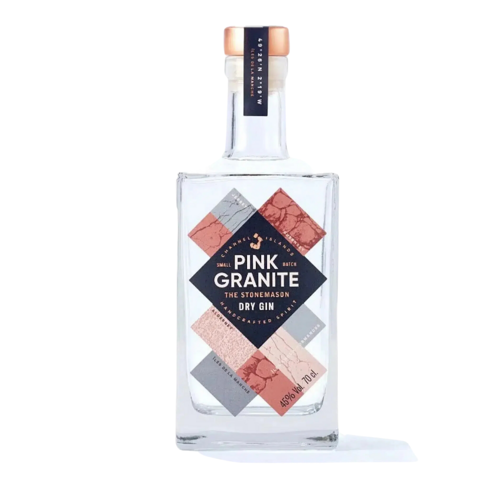 PINK GRANITE THE STONEMASON DRY GIN 45% 700 ML