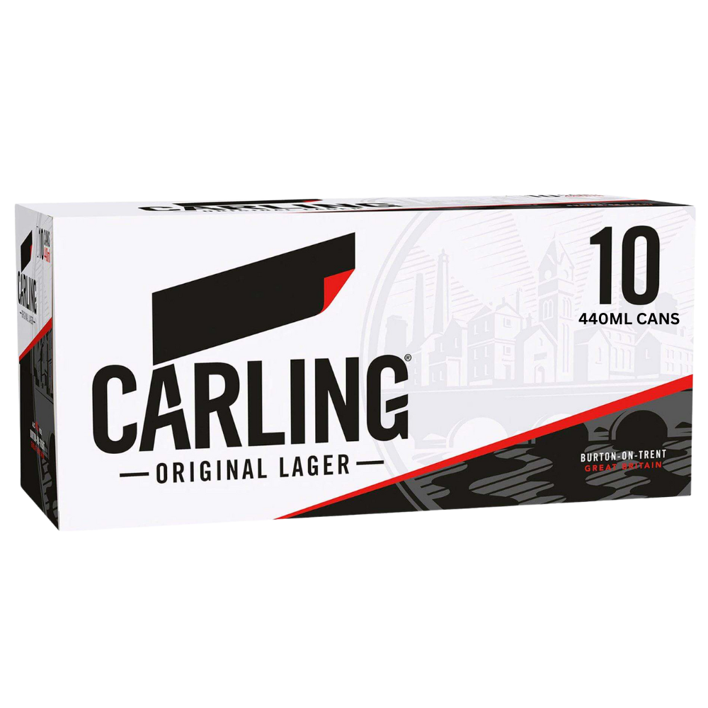 CARLING LAGER CAN 440 ML (10 PACK)
