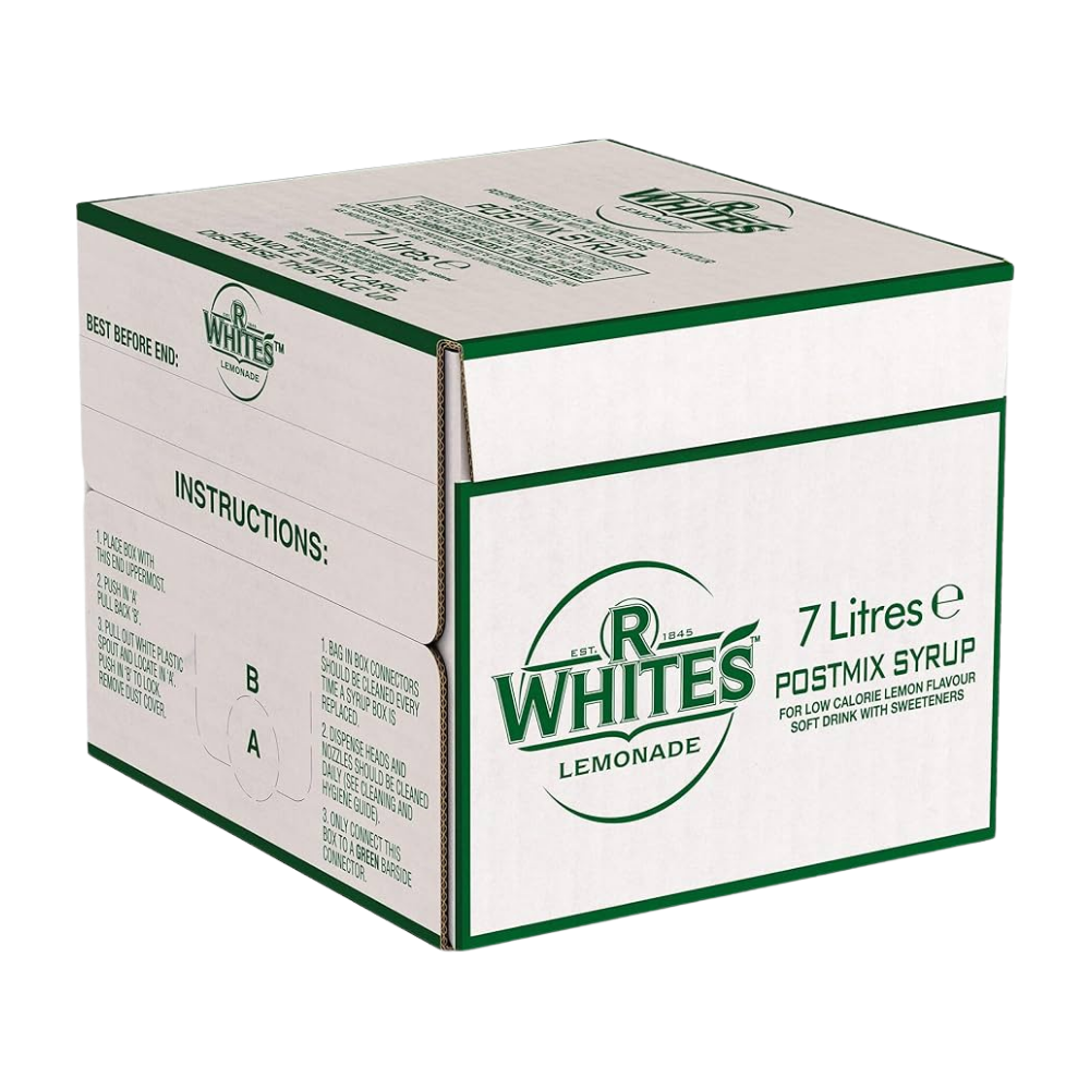 R WHITES LEMONADE POST MIX 7L