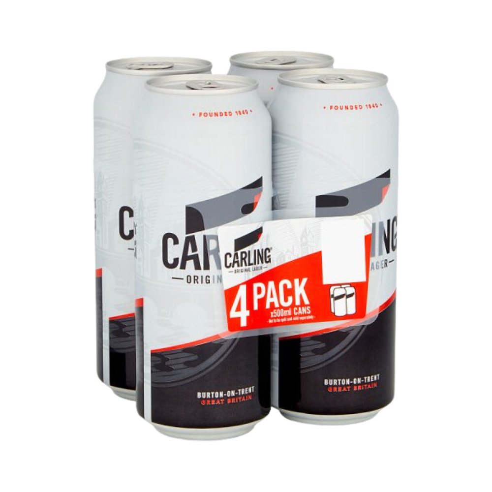 CARLING LAGER CAN 500 ML (6 x 4-PK)