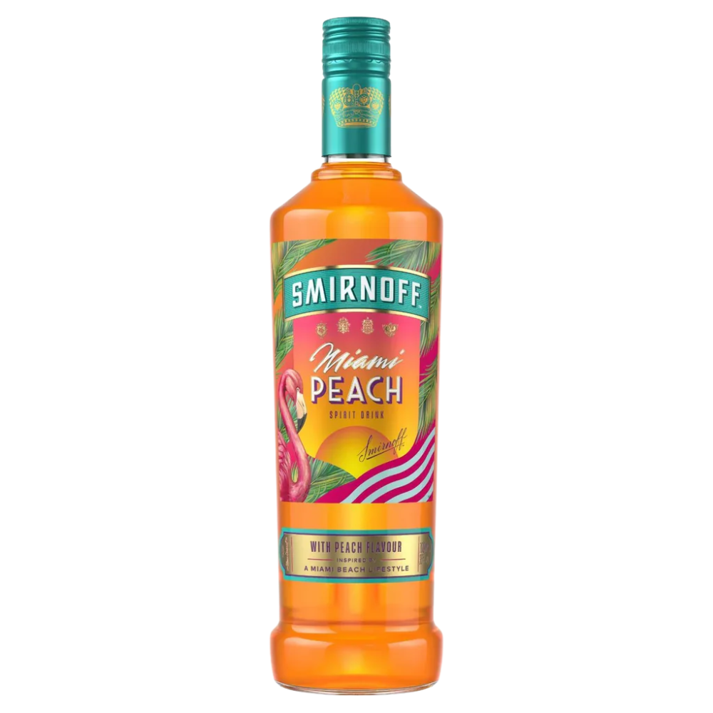 SMIRNOFF MIAMI PEACH VODKA 70CL