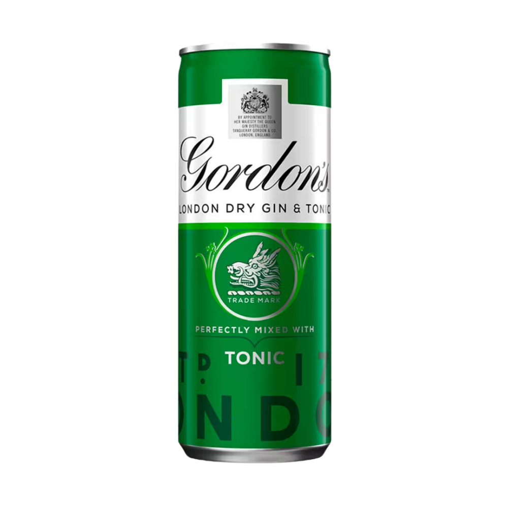 GORDONS & TONIC CANS 5% 250 ML