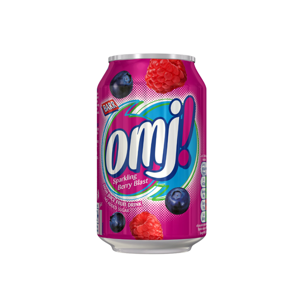 OMJ BERRY BLAST CANS 24 X 330ML