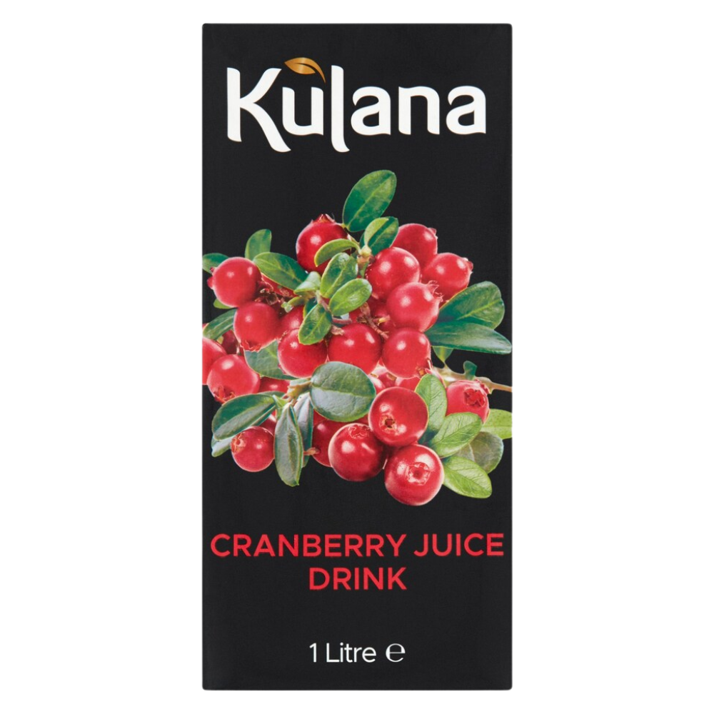 KULANA CRANBERRY JUICE CARTON 1 LTR