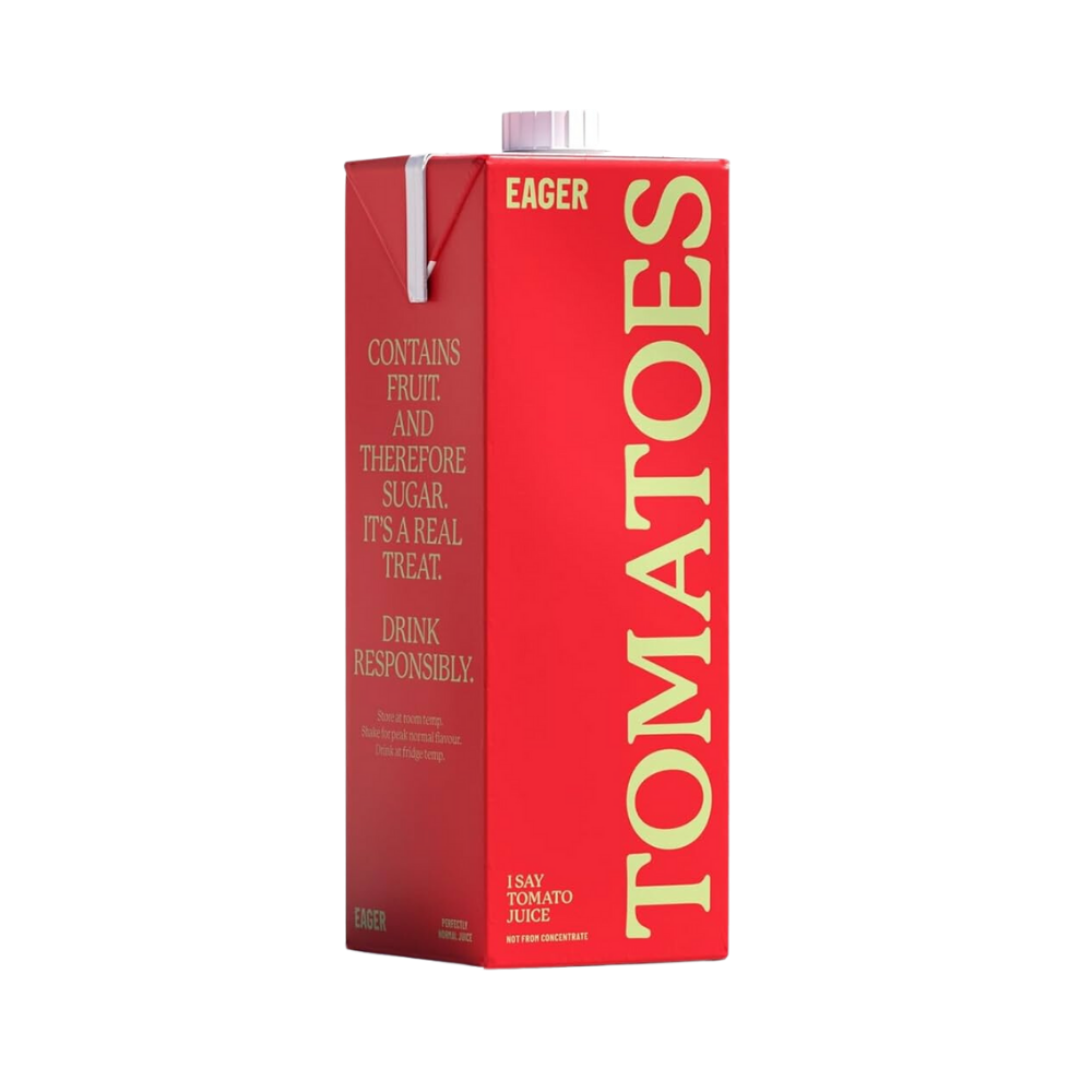 EAGER 100% PRESSED TOMATO JUICE NFC 1 LTR