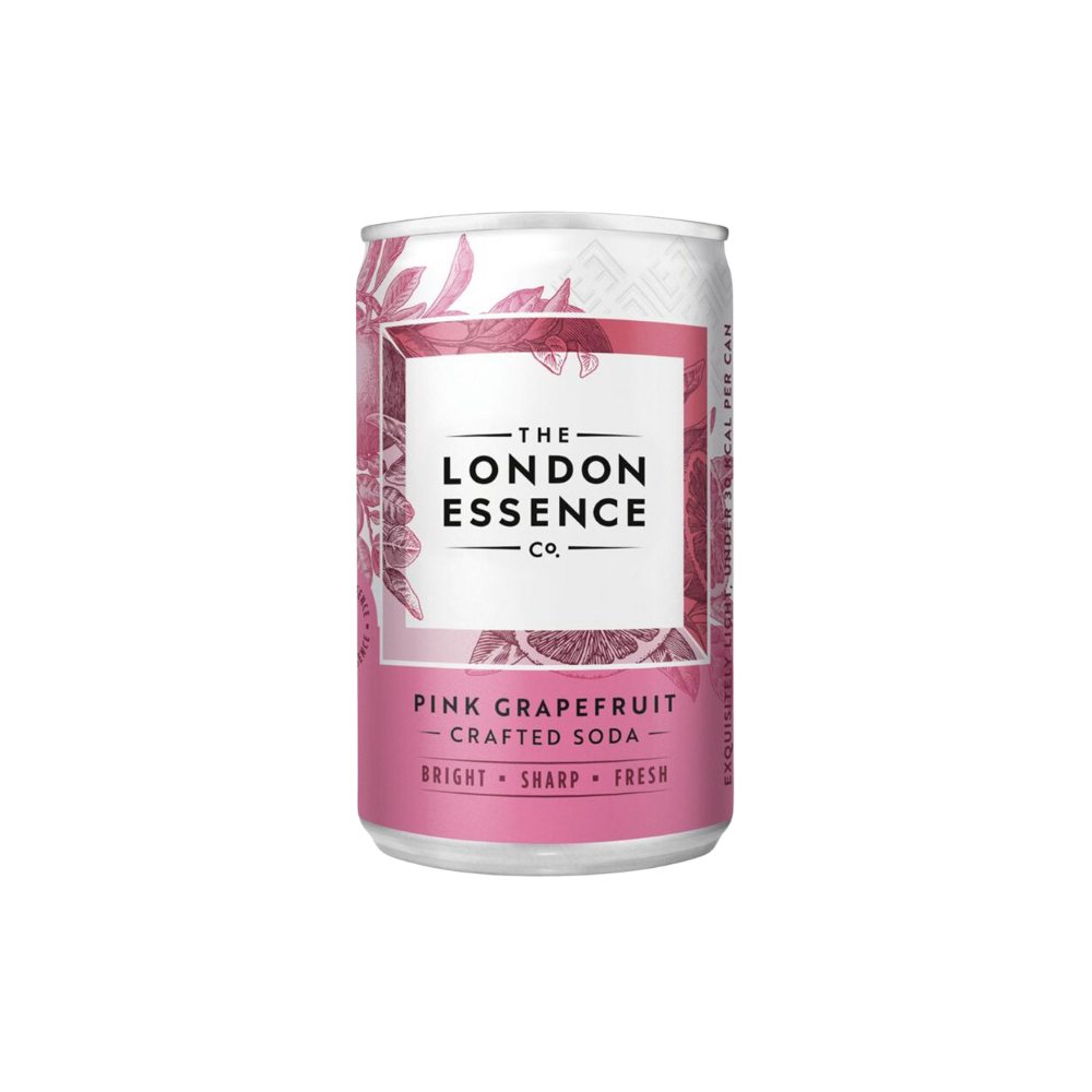 LONDON ESSENCE PINK GRAPEFRUIT SODA CAN 6 PACK (150 ML)