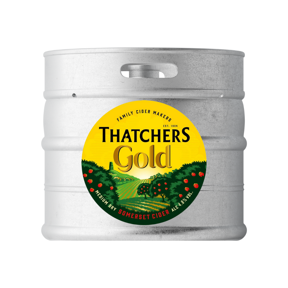 THATCHERS GOLD CIDER KEG 6.6 GALLON
