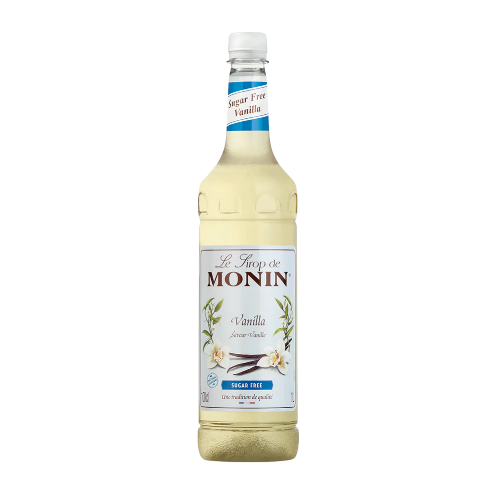 MONIN VANILLA SUGAR FREE SYRUP 1 LTR