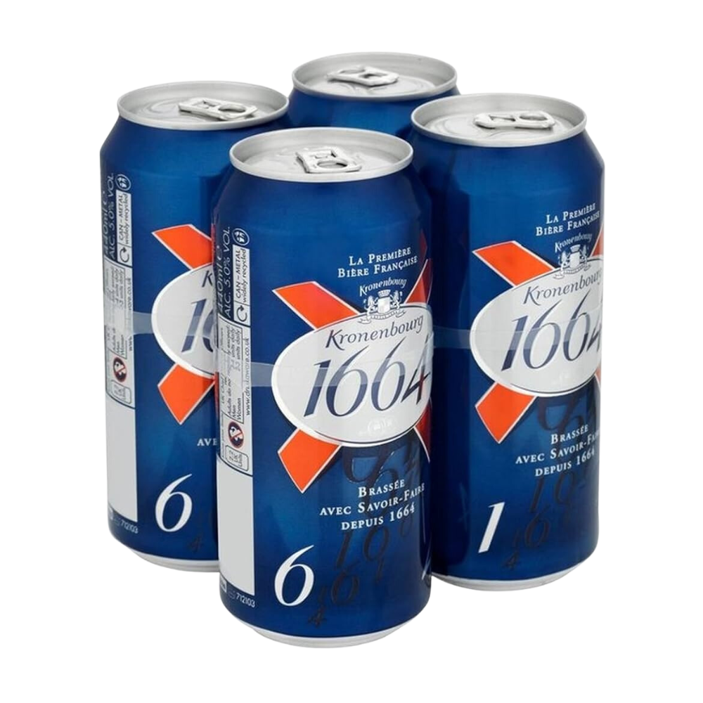 KRONENBOURG 1664 CAN 440 ML (6 X4 PACK)