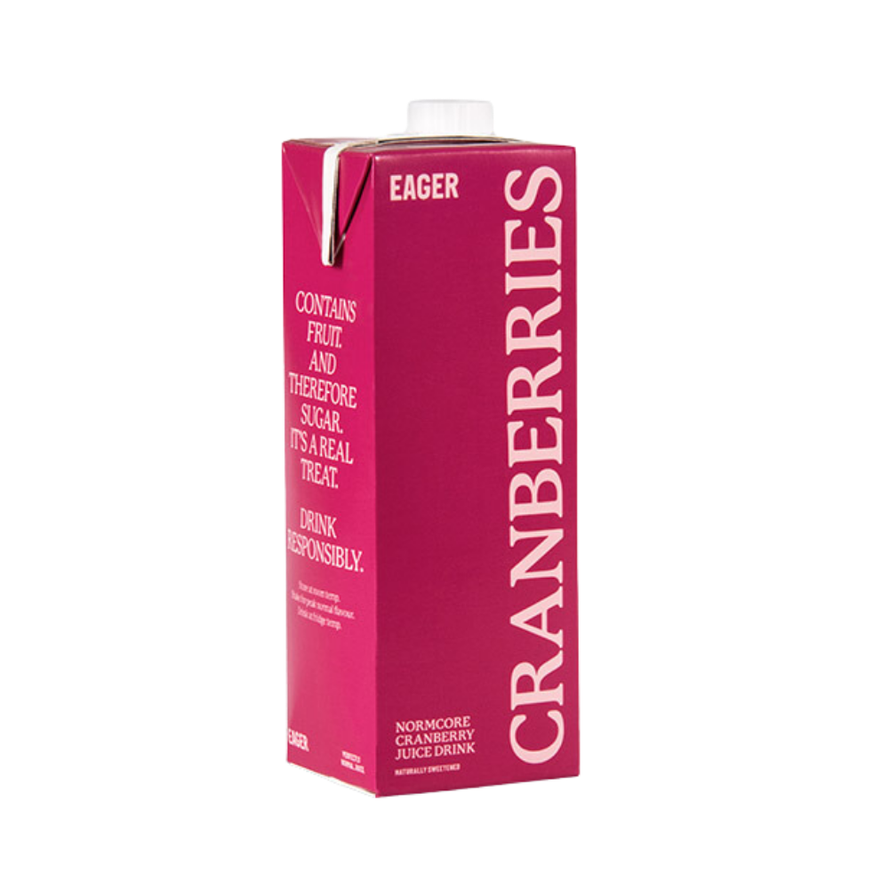 EAGER CRANBERRY JUICE 1 LTR