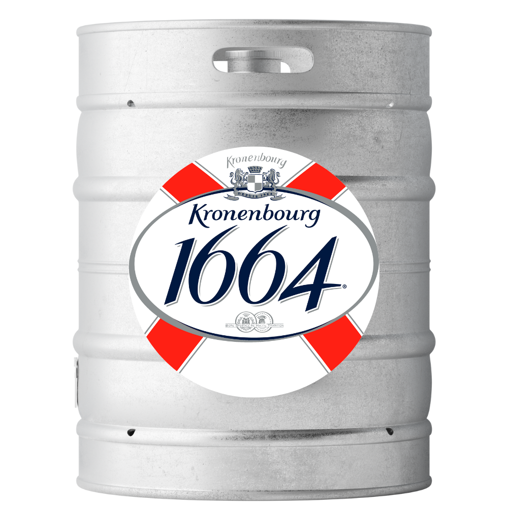 KRONENBOURG 1664 BIERE KEG 11 GALLON