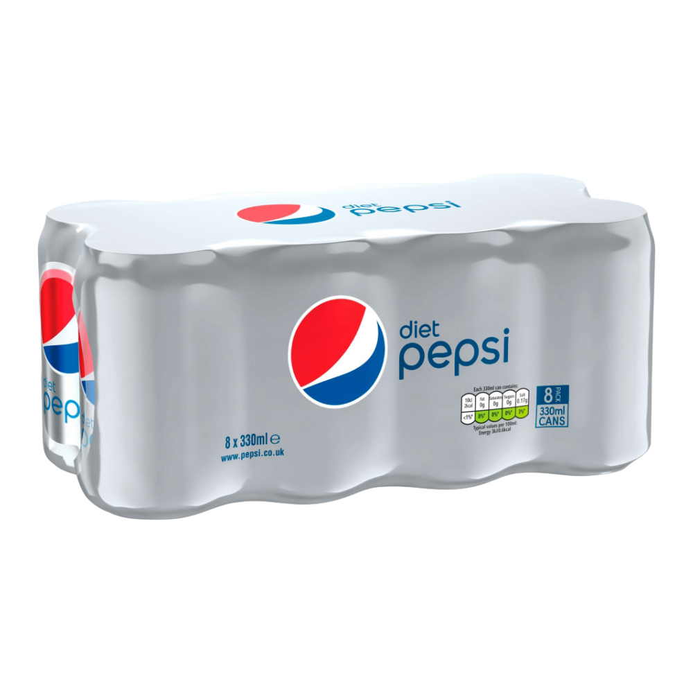 DIET PEPSI CAN 8 PACK