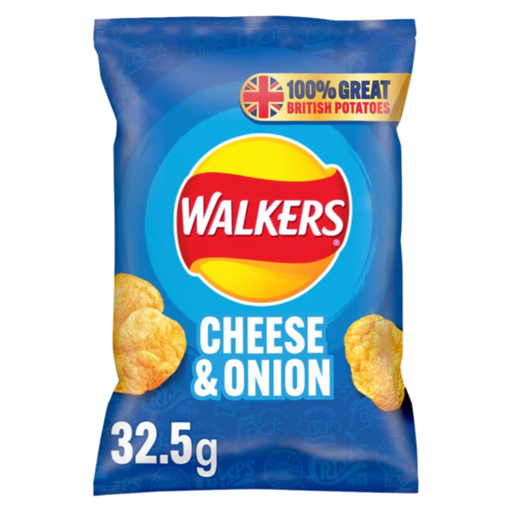 WALKERS CHEESE & ONION 32 X 32.5G