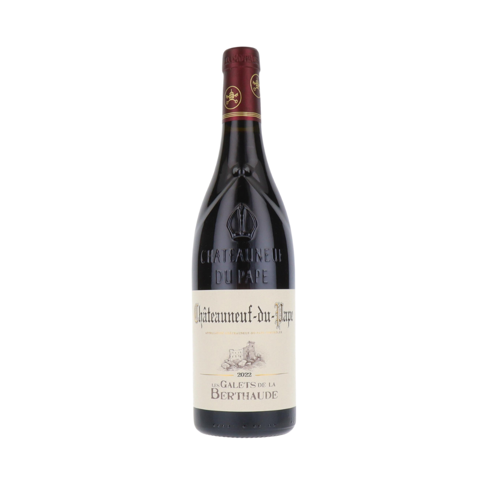 CHATEAUNEUF ROUGE GALETS DE LA BERTHAUDE 2022 750 ML (14.5%)