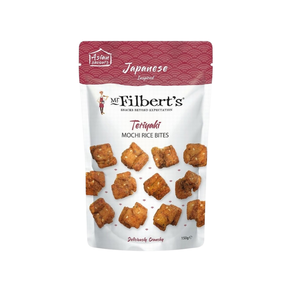 MR FILBERTS TERIYAKE MOCHI RICE BITES