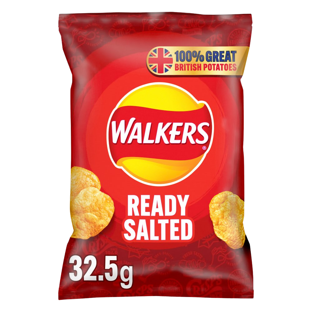 WALKERS READY SALTED STD 32.5 GM