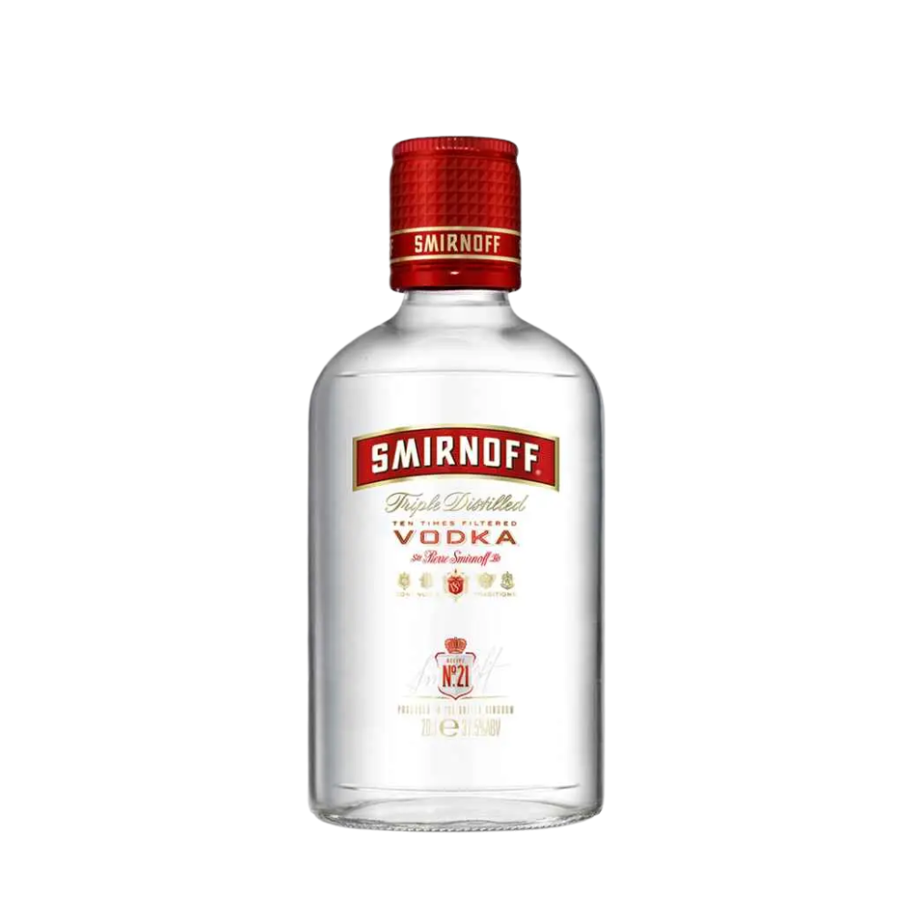 SMIRNOFF RED LABEL VODKA 37.5% 200 ML