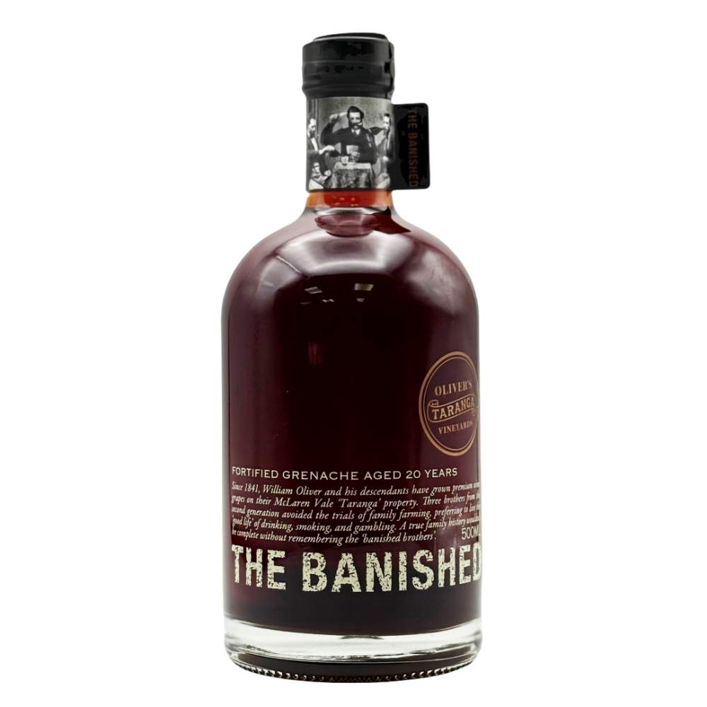 'THE BANISHED' 20YR GRENACHE OLIVER'S TARANGA 500 ML