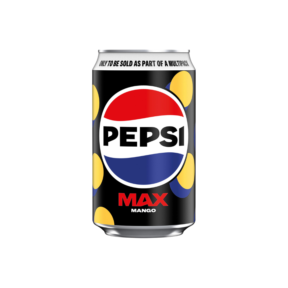 PEPSI MAX MANGO CAN (330ML) 8 PACK