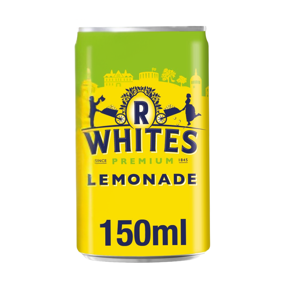 R WHITES LEMONADE CAN 150 ML
