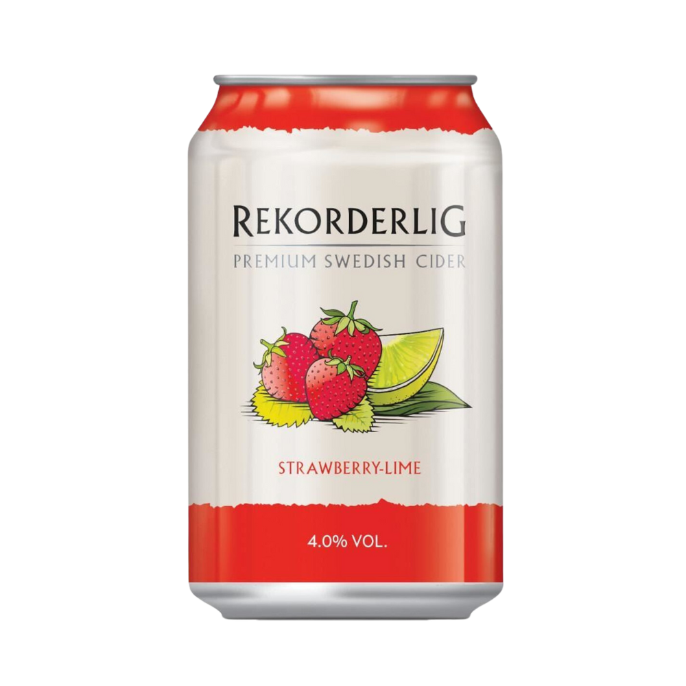 REKORDERLIG STRAWBERRY & LIME CIDER CAN 330 ML