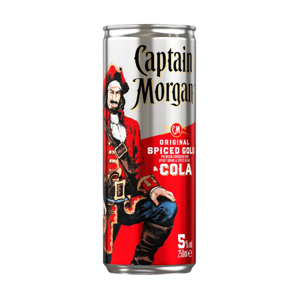 MORGANS SPICED & COLA CANS 5% 250 ML