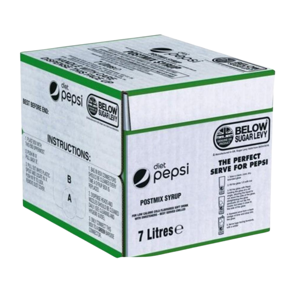 DIET PEPSI POST MIX 7 LTR