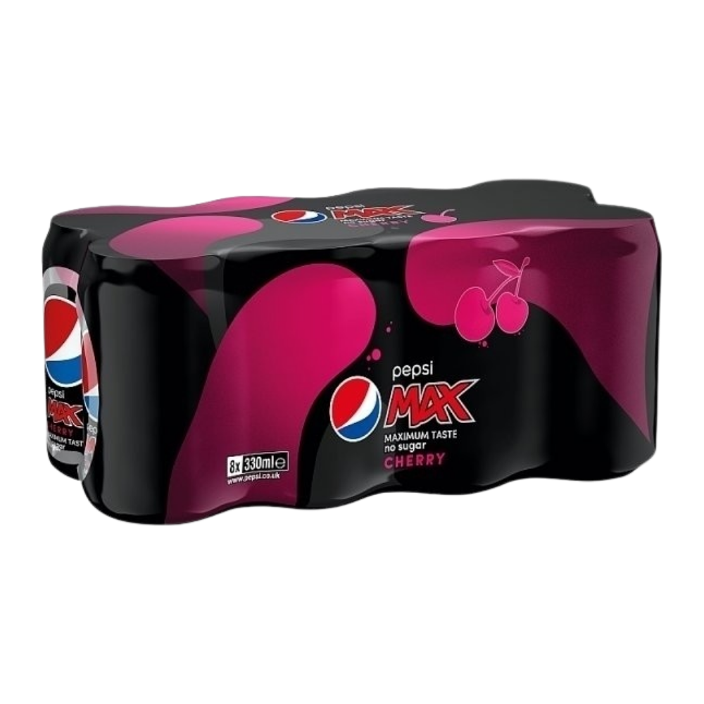 PEPSI MAX CHERRY CAN 8 PACK