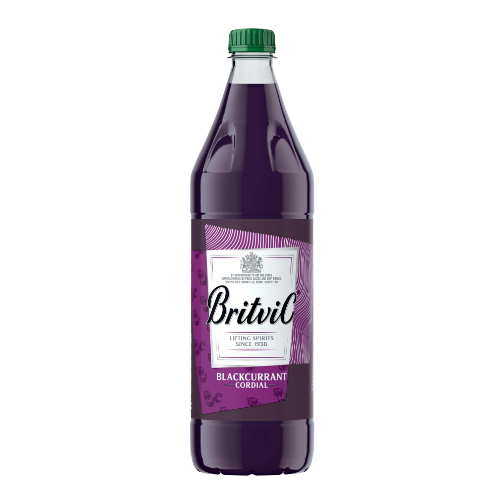 BRITVIC BLACKCURRANT CORDIAL PET 1 LTR